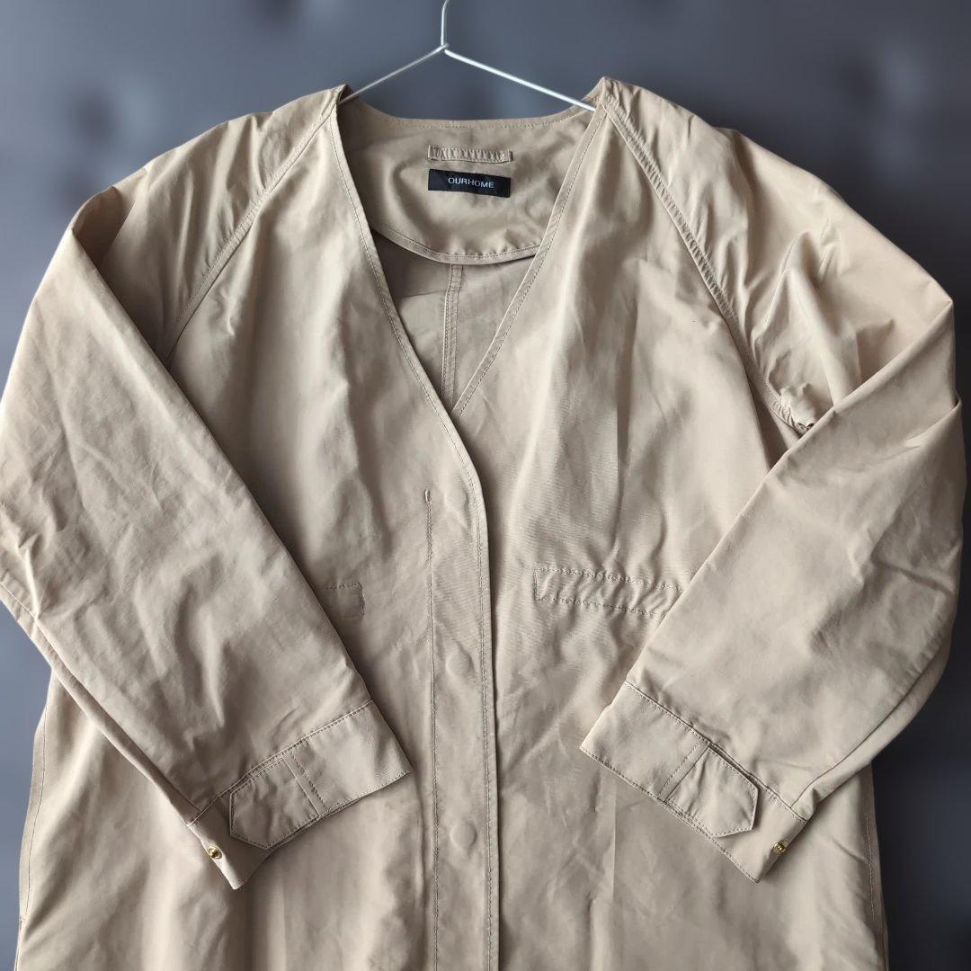 OUR ノーカラーコート