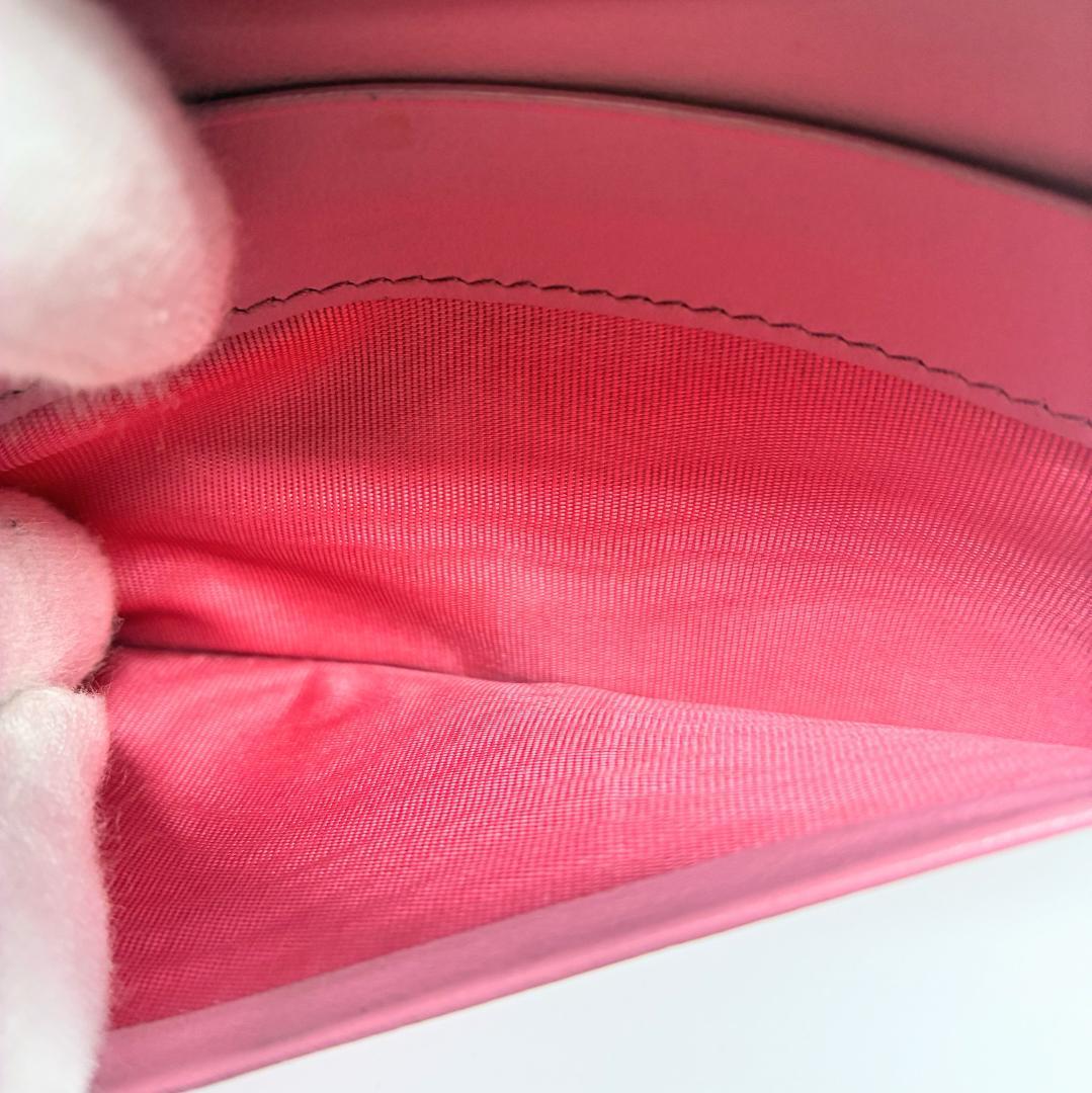 PRADA プラダ サフィアーノ 三つ折り財布 ピンク A1360A3