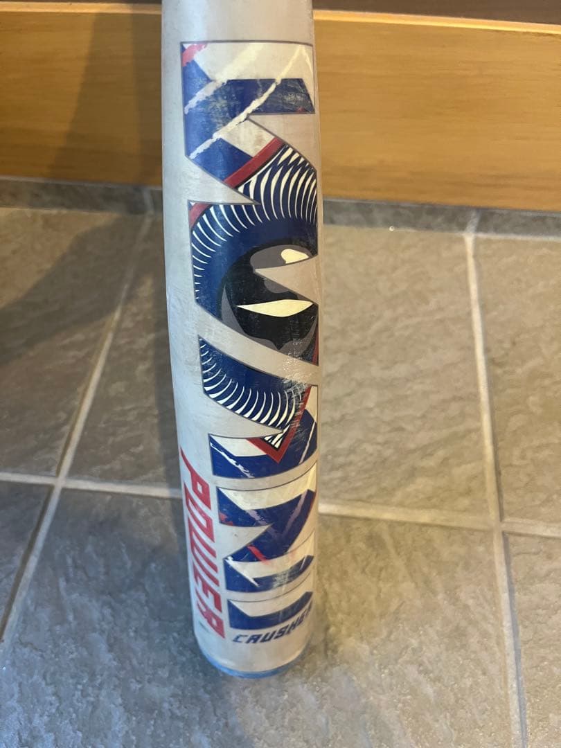 一般　軟式バット　青ワニ　ワニクラッシャー　WANI marucci 84 中古