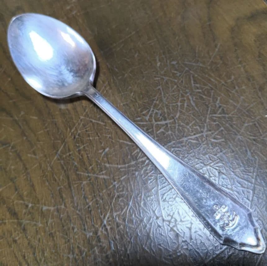 さ*わ様 日本海軍 スプーン 桜 錨 アンティーク