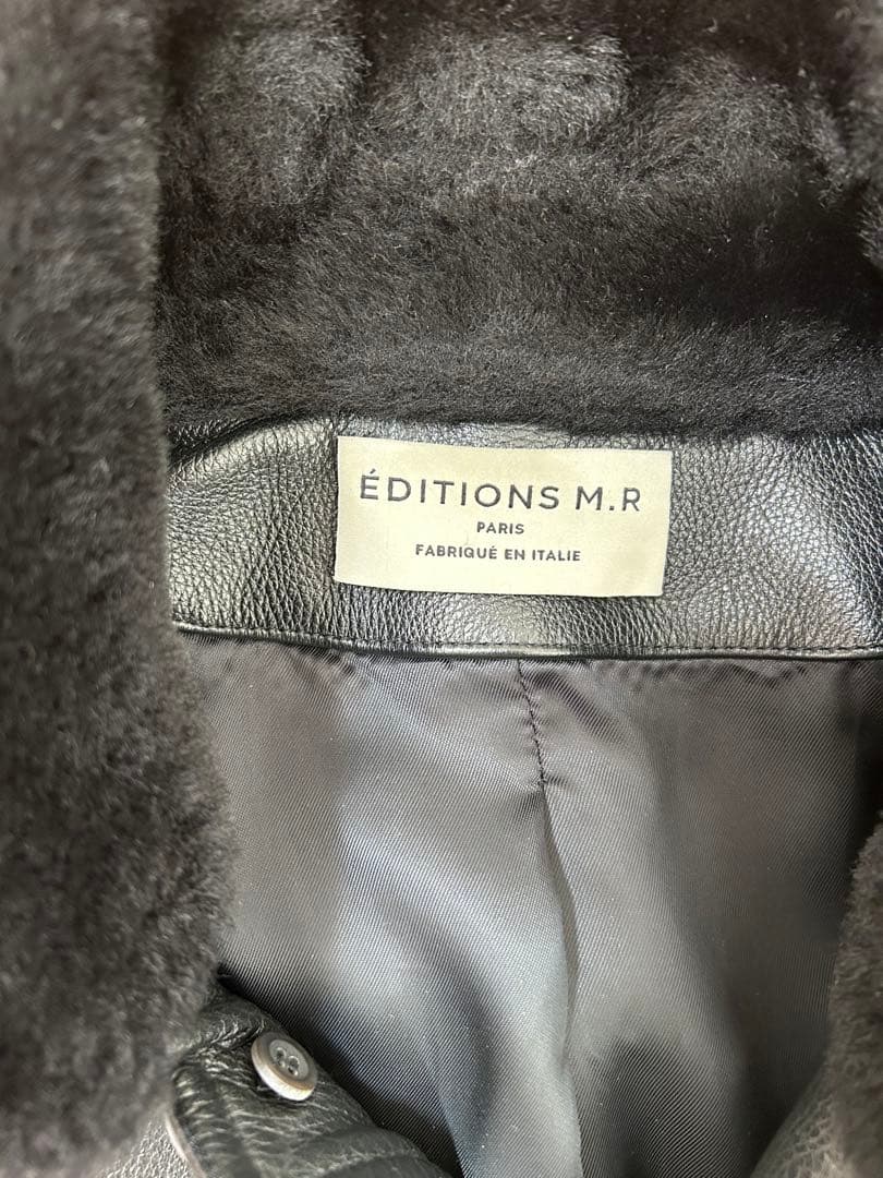 美品　EDITIONS M.R カウレザー　サイズ46 ラムファー
