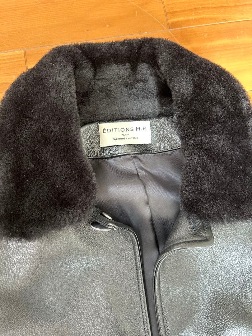 美品　EDITIONS M.R カウレザー　サイズ46 ラムファー