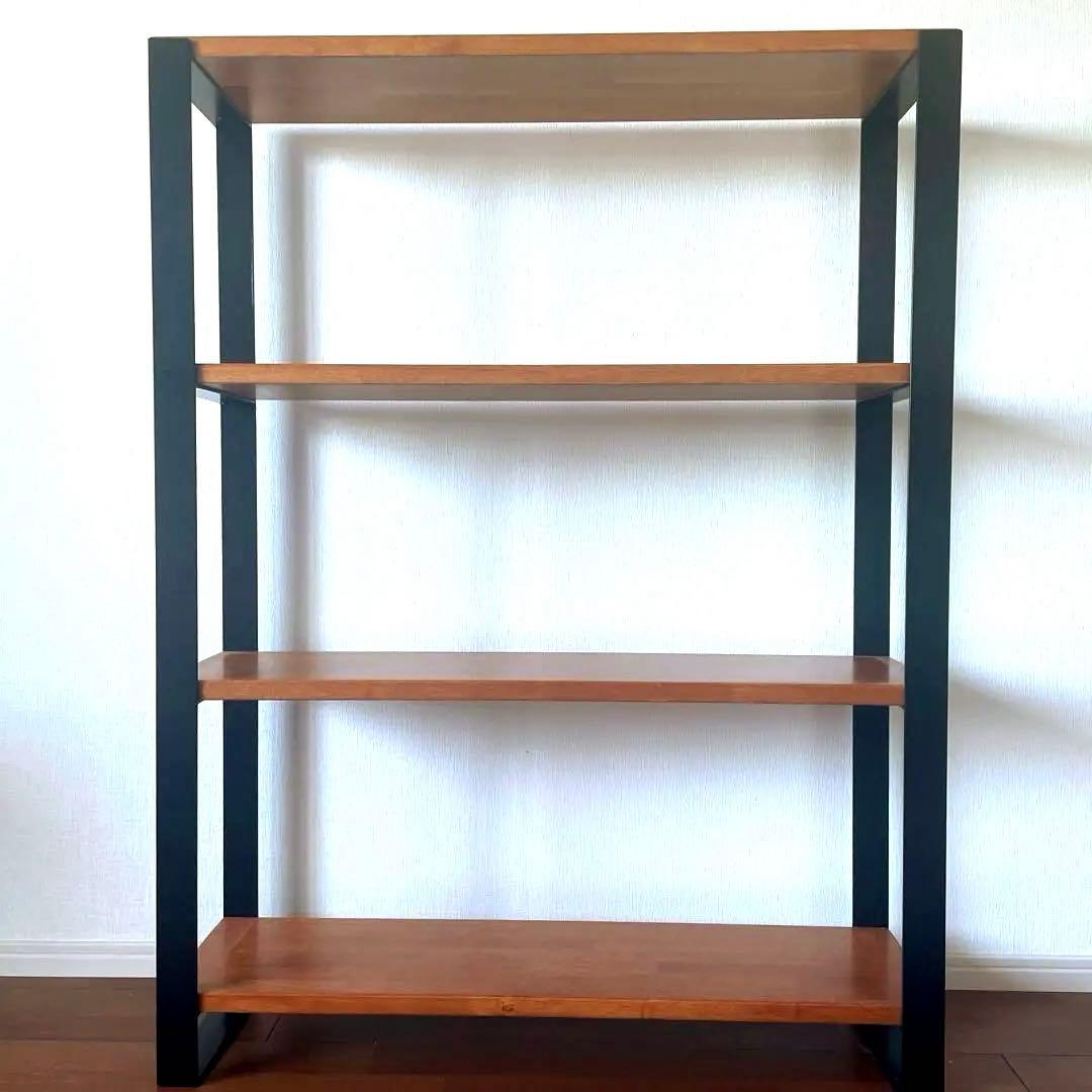 THE SHELF ラバーウッド ブラウン カナデモノ kanademono