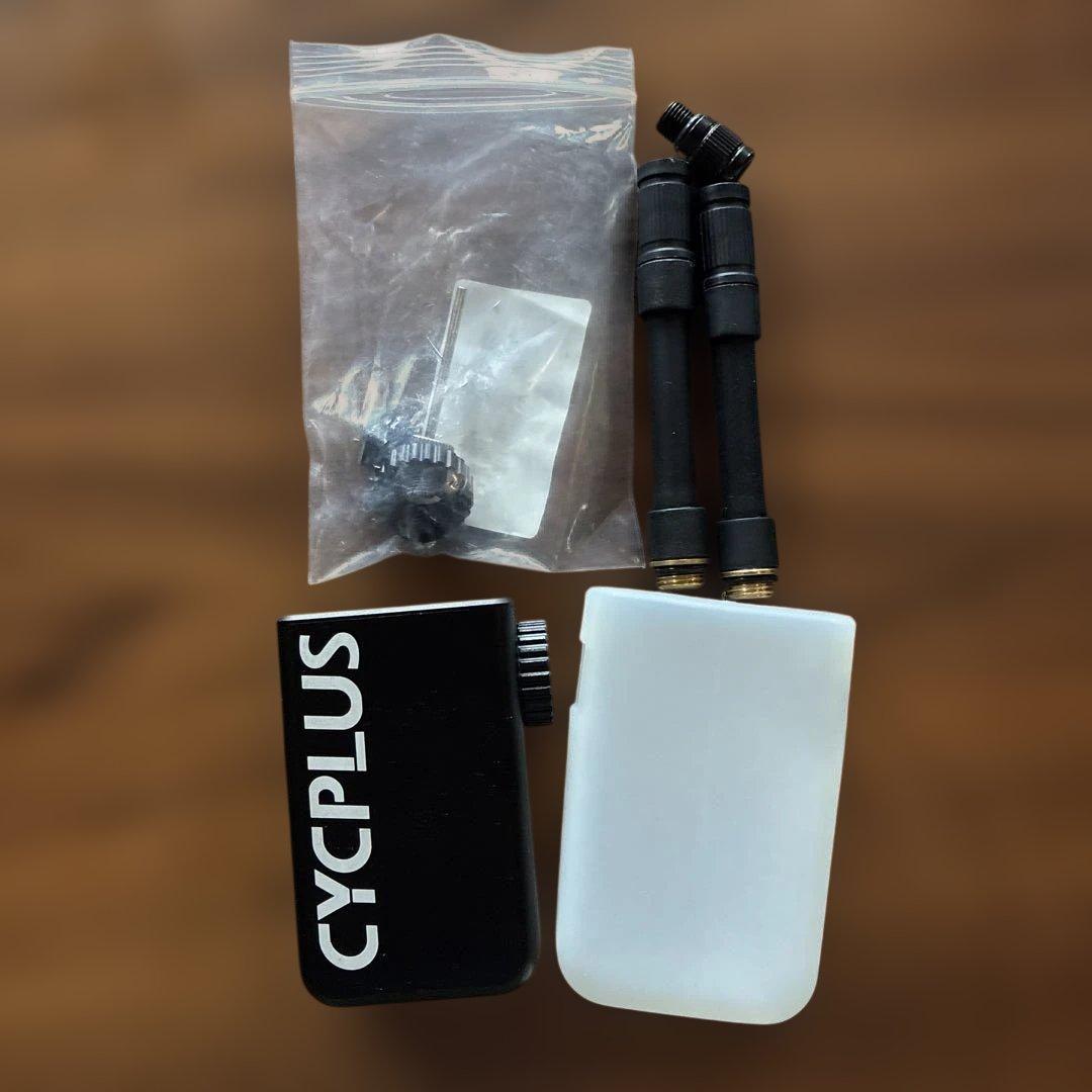CYCPLUS TINYPUMP CUBE AS2PRO ブラック 空気圧計付き