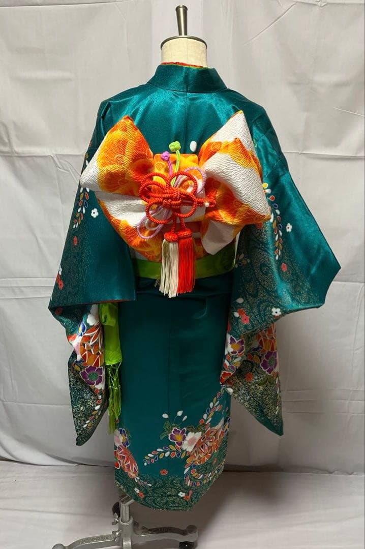 7上　七五三　舞台衣装　お雛様　女の子　着物　7歳　１2点セット