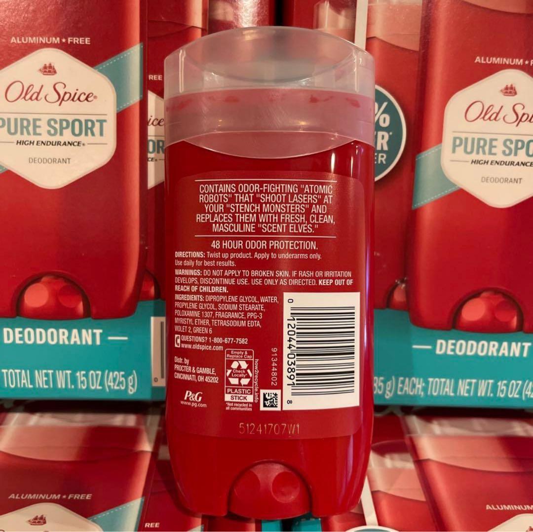 オールドスパイス ピュアスポーツ　アメリカ　Old Spice 85g 100個