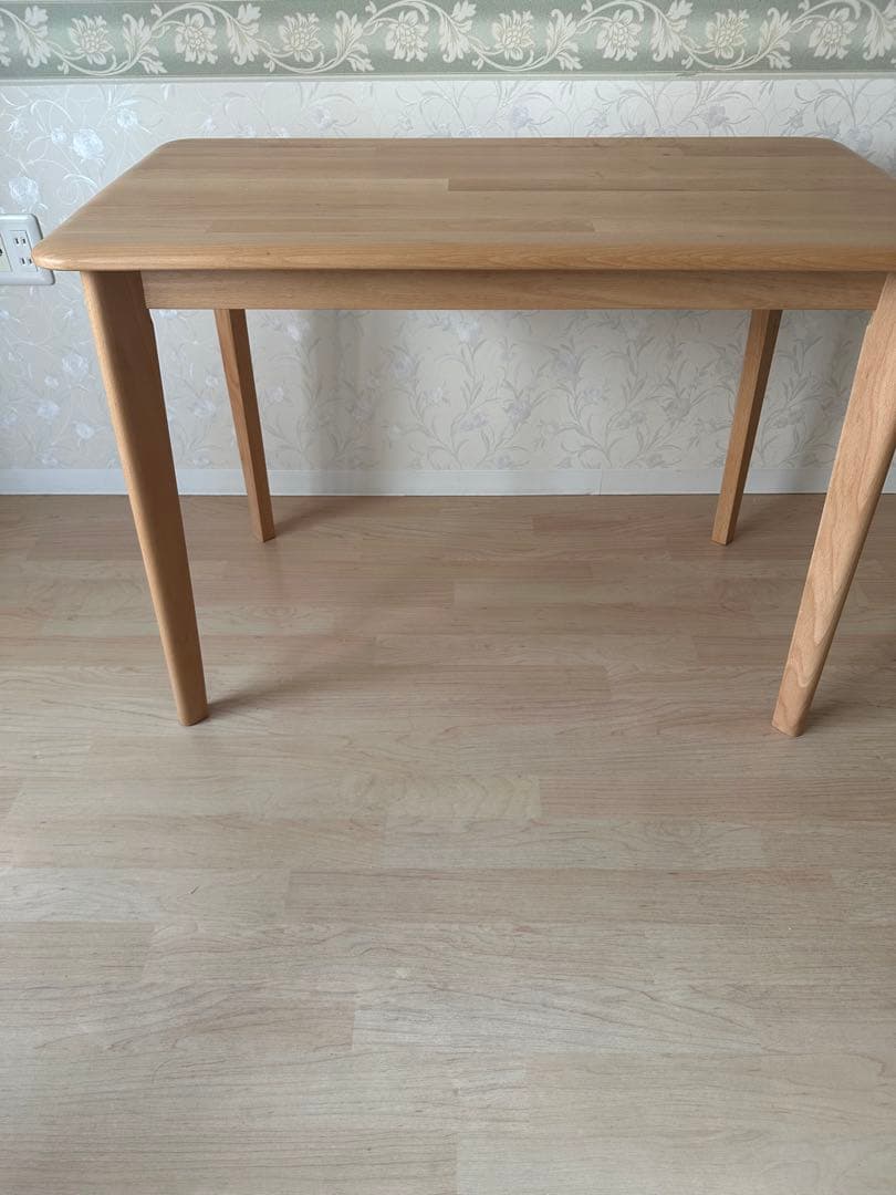 ニトリ DT Nコレクション T-01 90 ダイニングテーブル 天然木