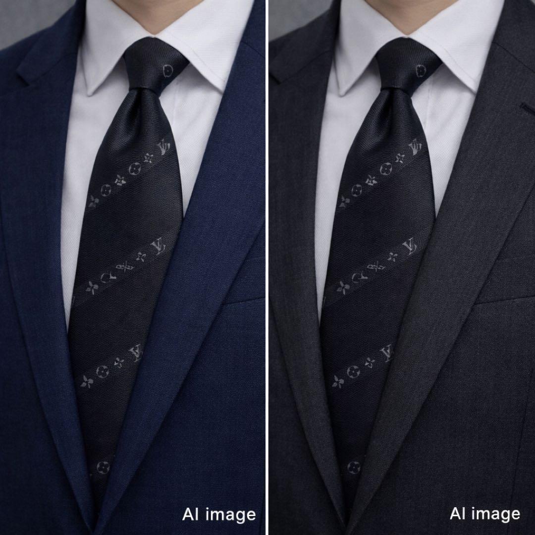 完売モデル　ルイヴィトン　LOUIS VUITTON ネクタイ　モノグラム