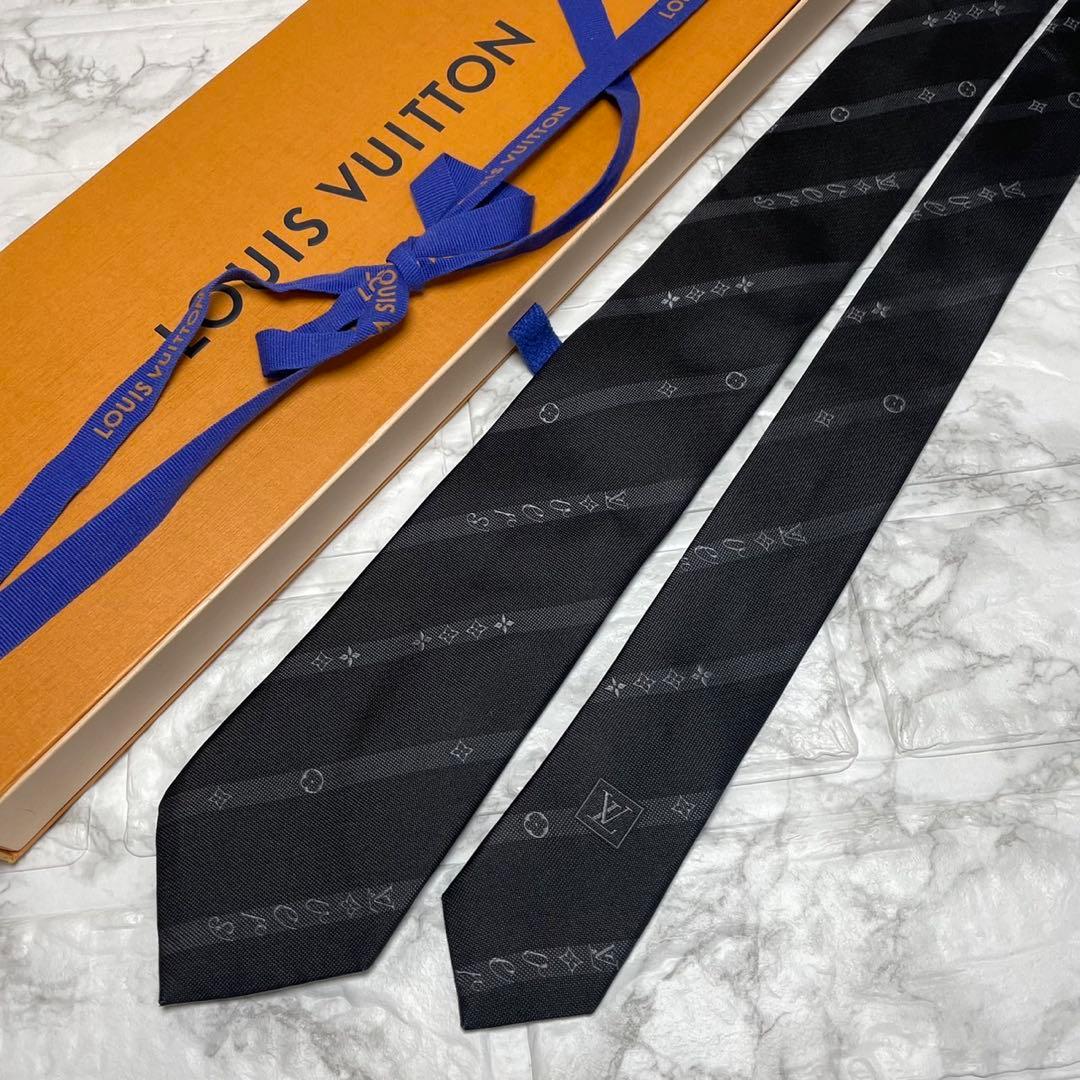 完売モデル　ルイヴィトン　LOUIS VUITTON ネクタイ　モノグラム