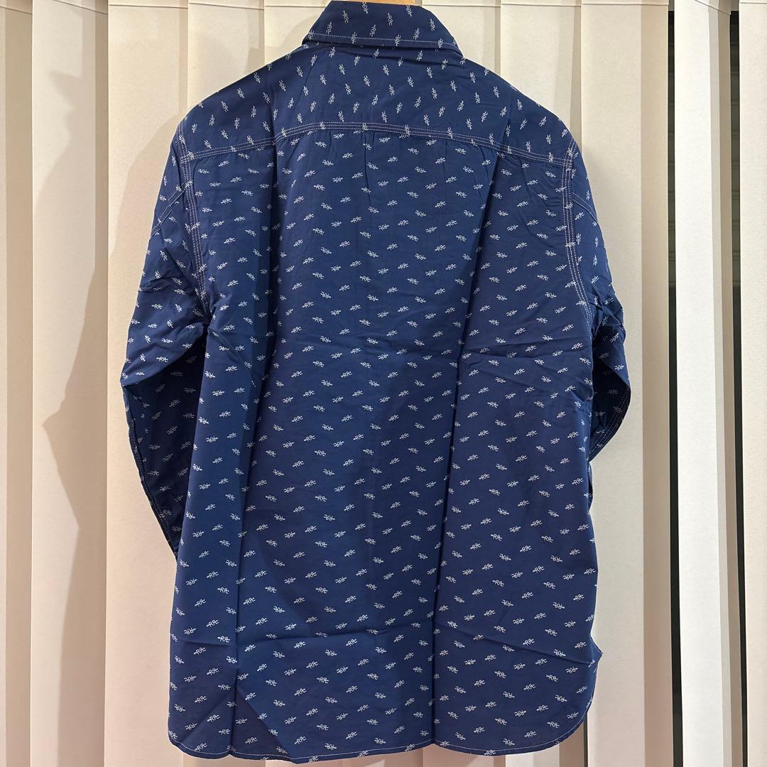 RRL indigo Logo work shirts Mサイズ