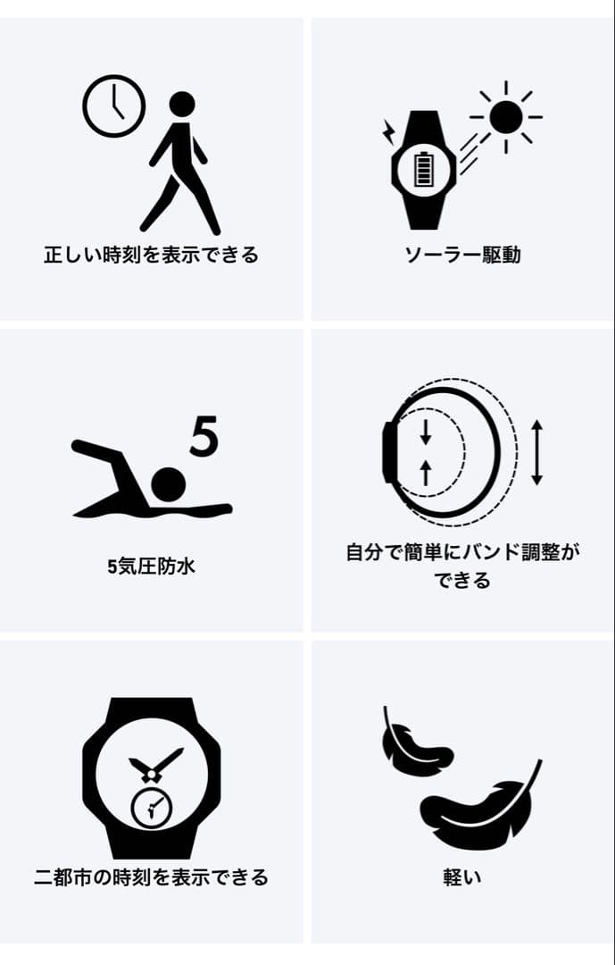 【保証期間2026年11月迄・新品・未使用】CASIO wave ceptor