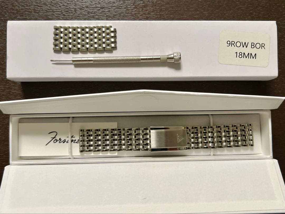 美品 Forstner フォースナー 9連ライスブレス SS 18mm