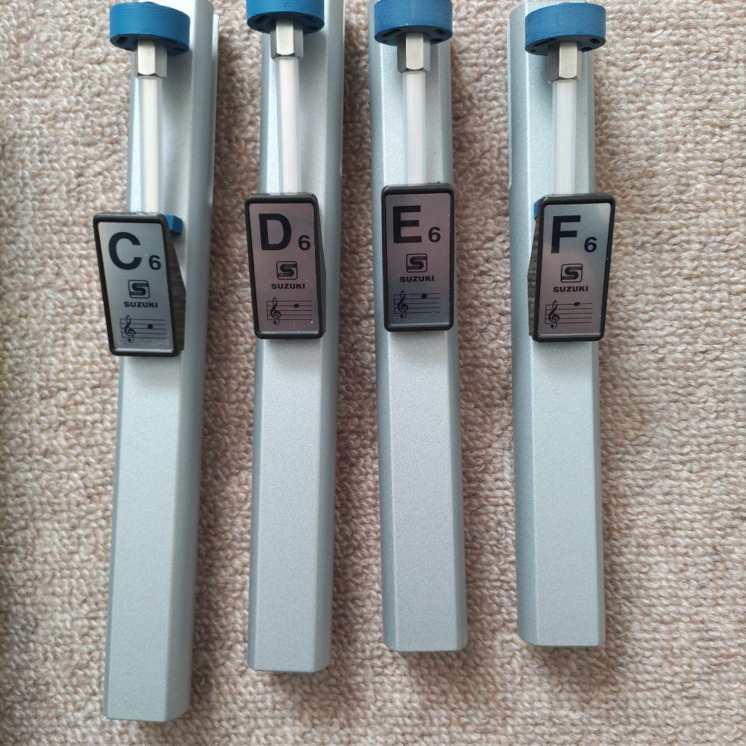 【新品】鈴木楽器 トーンチャイム HB-100 10音セット 取扱説明書付き