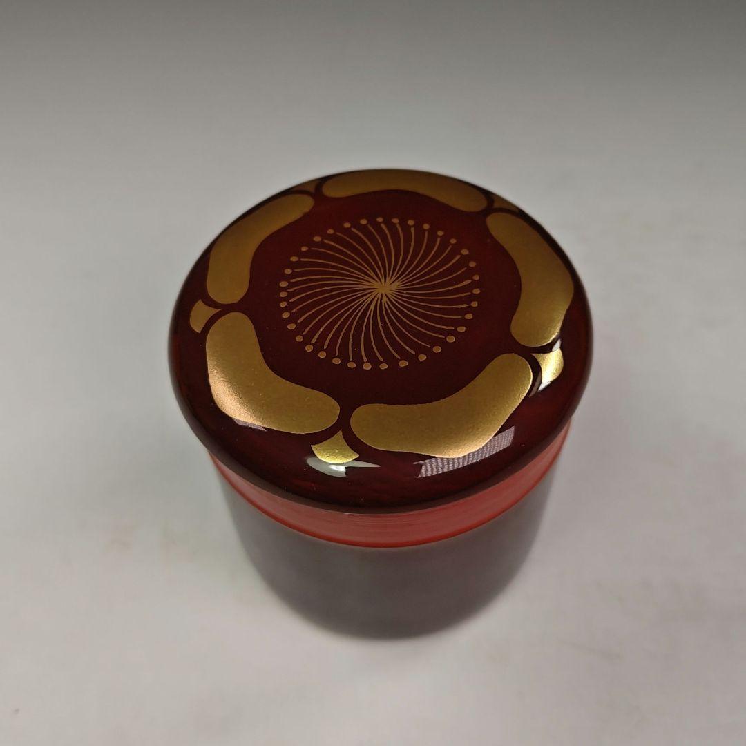 イ352 棗『塗師　辻石斎』『溢梅蒔絵　茶器』『表千家久田宗也（尋牛斎）極箱』