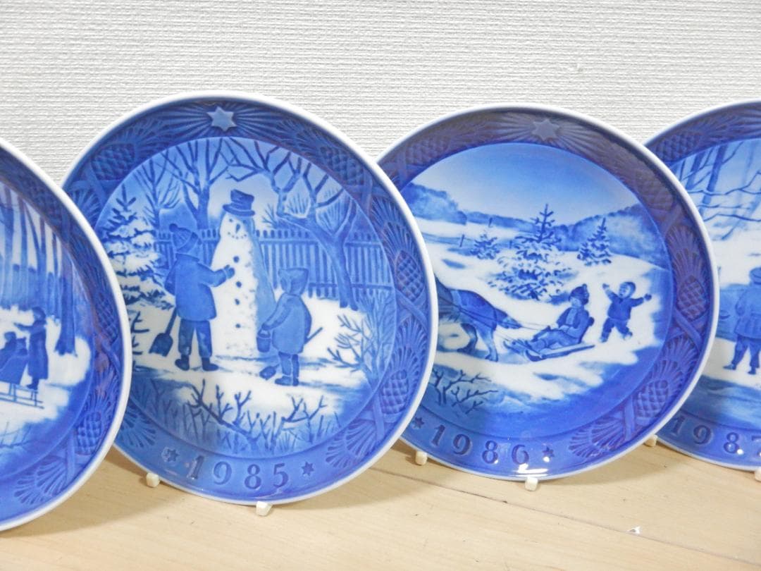 ロイヤルコペンハーゲン イヤープレート 1983年~2007年 計25枚セット