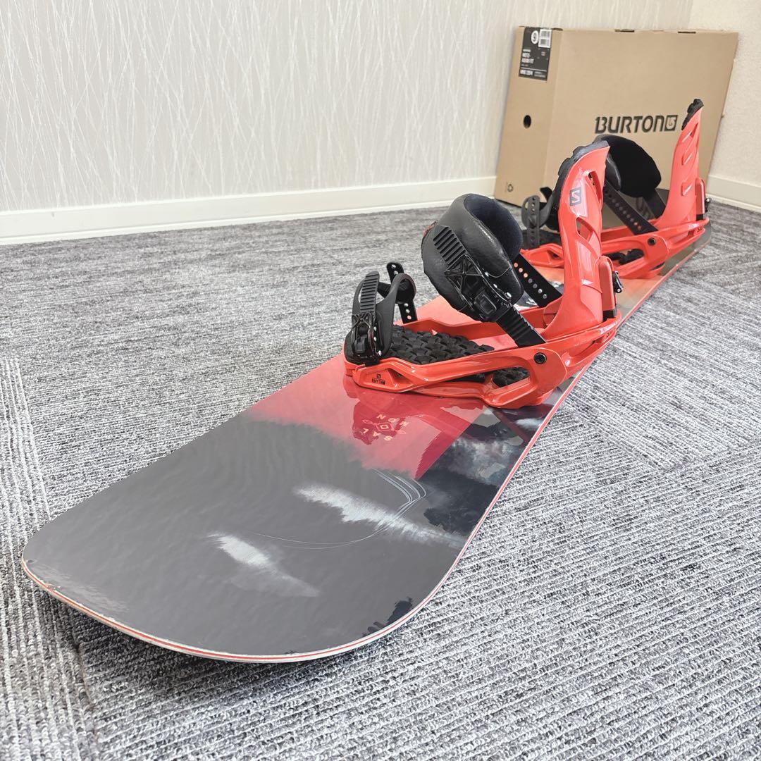 50超豪華❗️サロモン メンズスノーボードセット★スノボ152cm+ビン付