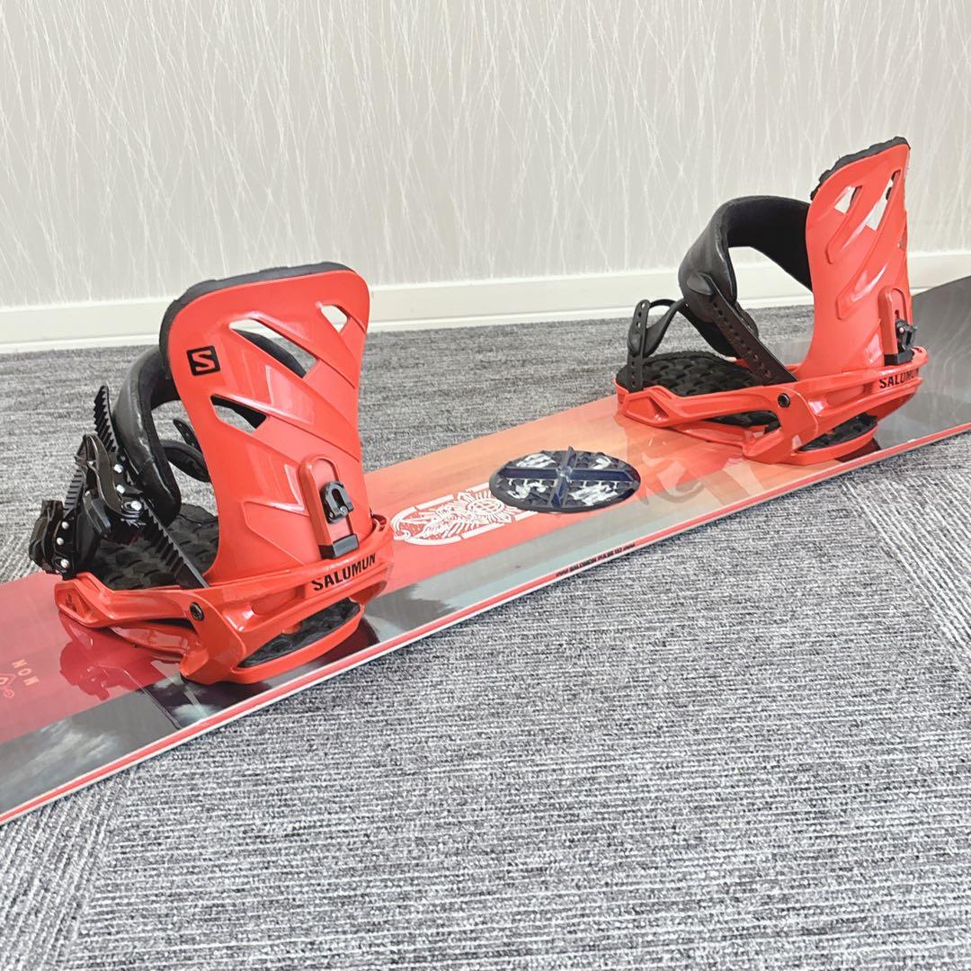 50超豪華❗️サロモン メンズスノーボードセット★スノボ152cm+ビン付