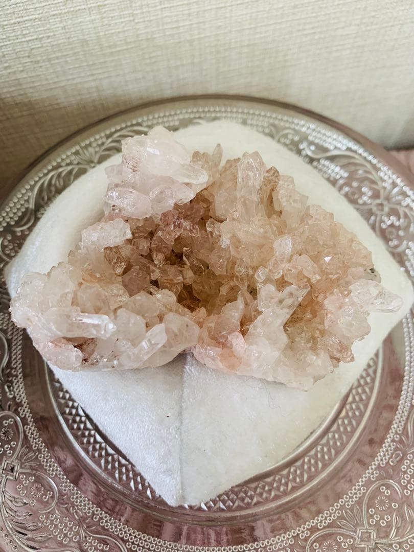 ⭐︎天然石⭐︎超レア⭐︎原石⭐︎アメリカ⭐︎コロンビア産⭐︎ピンクレムリアン⭐︎クラスター⭐︎