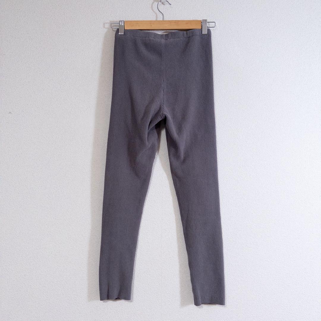 ジェラートピケ エアモコフラワーロゴジャガードミニワンピース　モコレギンスセット