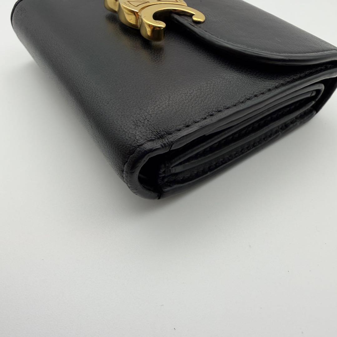 CELINE セリーヌ 財布 スモール フラップウォレット トリオンフ