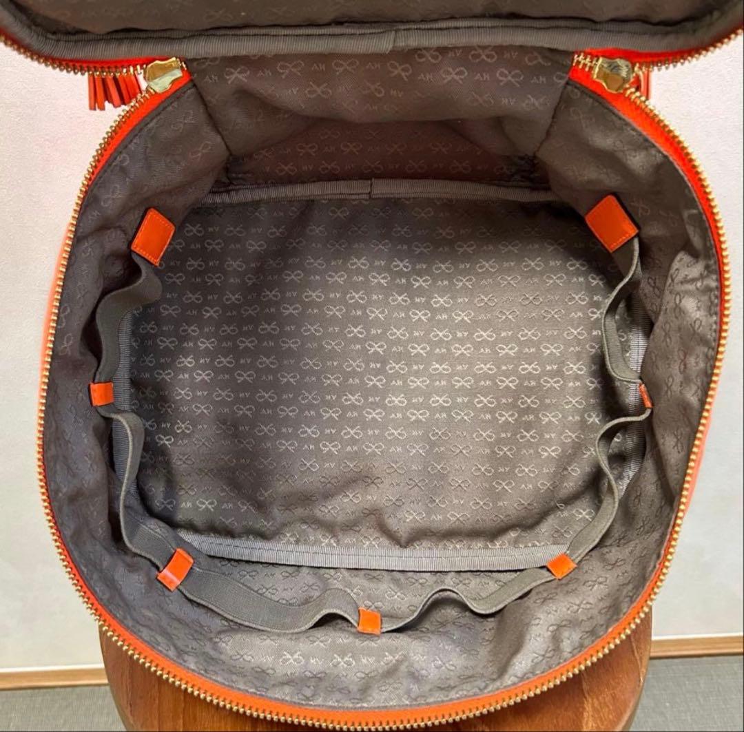 s*w様 アニヤハインドマーチ バニティケース バッグ メイクポーチ オレンジ