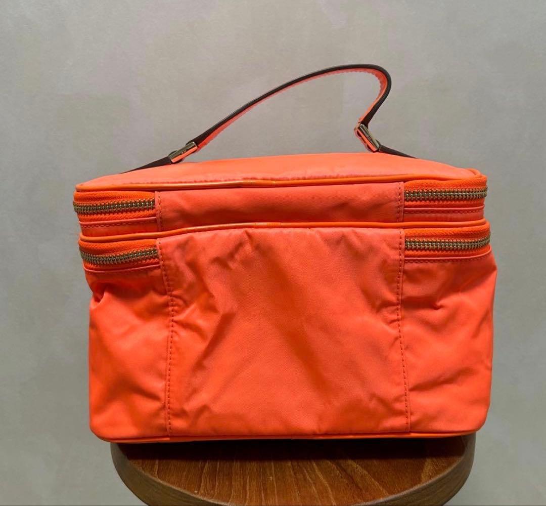 s*w様 アニヤハインドマーチ バニティケース バッグ メイクポーチ オレンジ