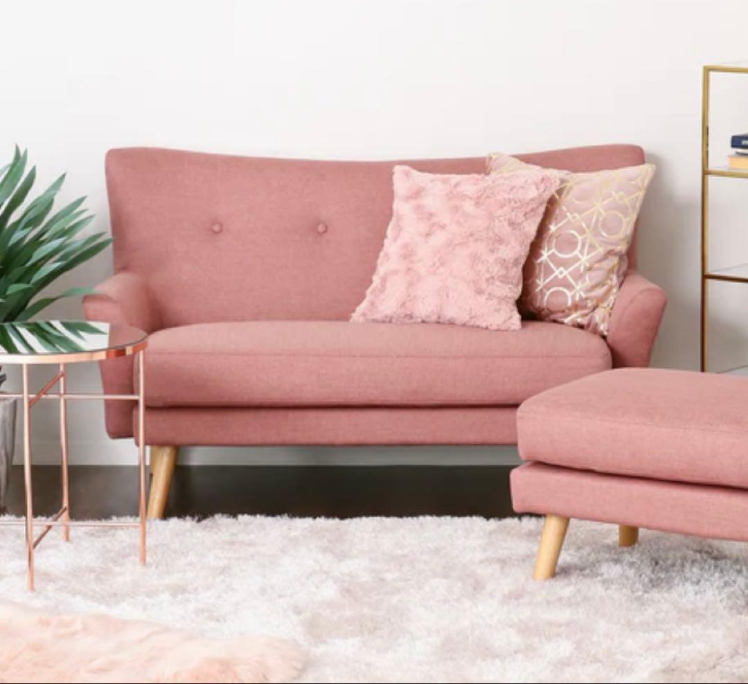 美品★Francfranc★フランフラン★フルレット 3WAYソファ★ピンク