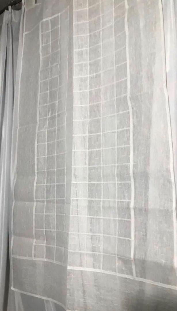 未使用　職人ポジャギ韓国148P特大158x78cm暖簾　モシ野麻伽耶伝統工芸