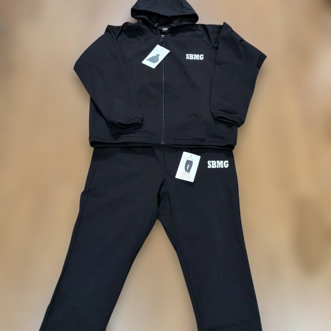【SBMG】ドリブンスウェット　セットアップ　ジョガーパンツ　LL　ブラック ①