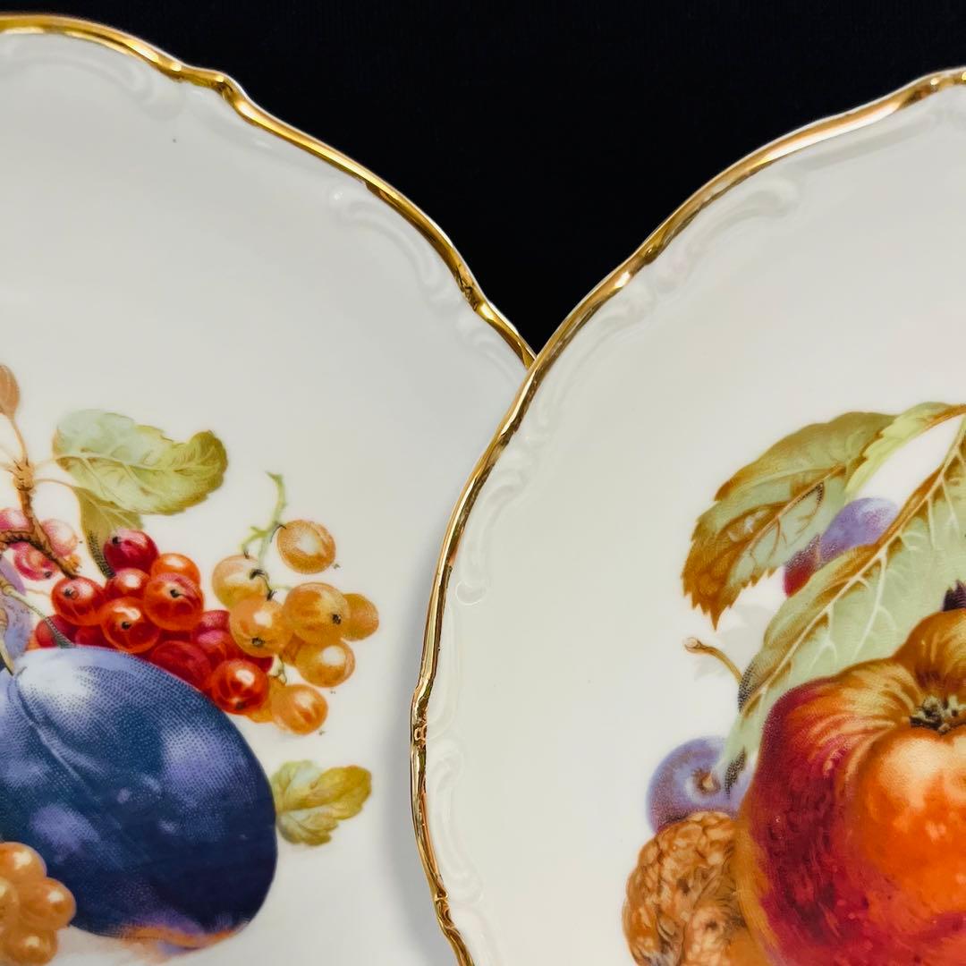 シューマンババリア　果物　フルーツ柄プレート　６枚セット