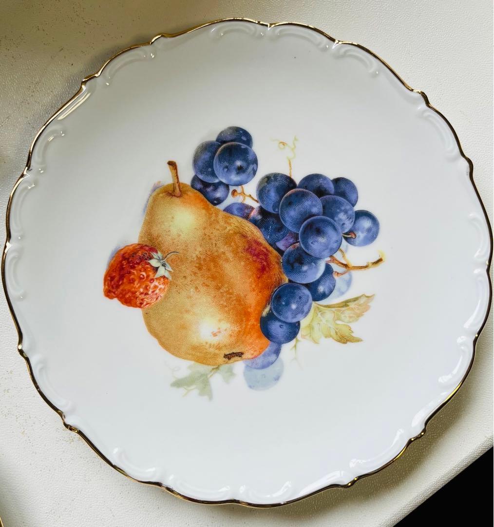 シューマンババリア　果物　フルーツ柄プレート　６枚セット