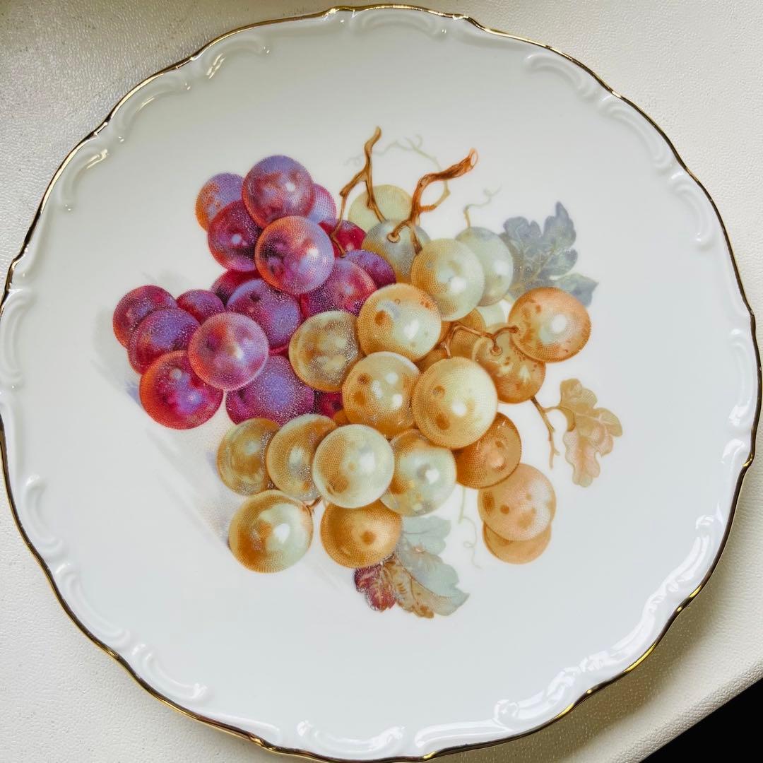 シューマンババリア　果物　フルーツ柄プレート　６枚セット