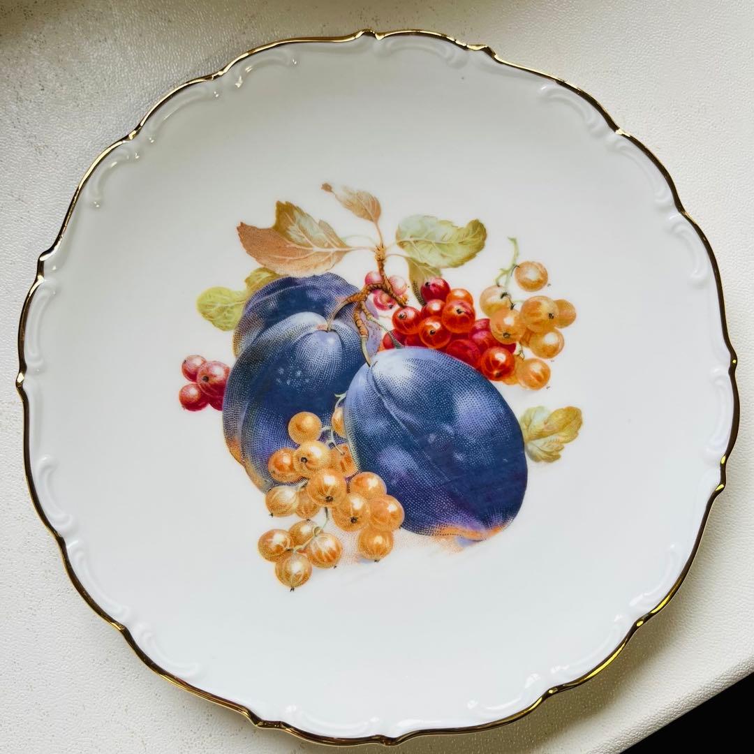 シューマンババリア　果物　フルーツ柄プレート　６枚セット