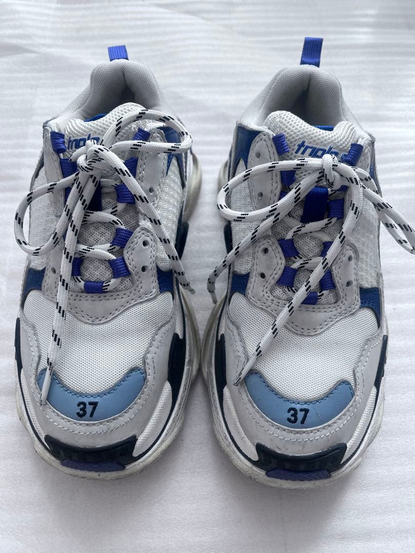 BALENCIAGA スニーカー サイズ37 ホワイト/パープル