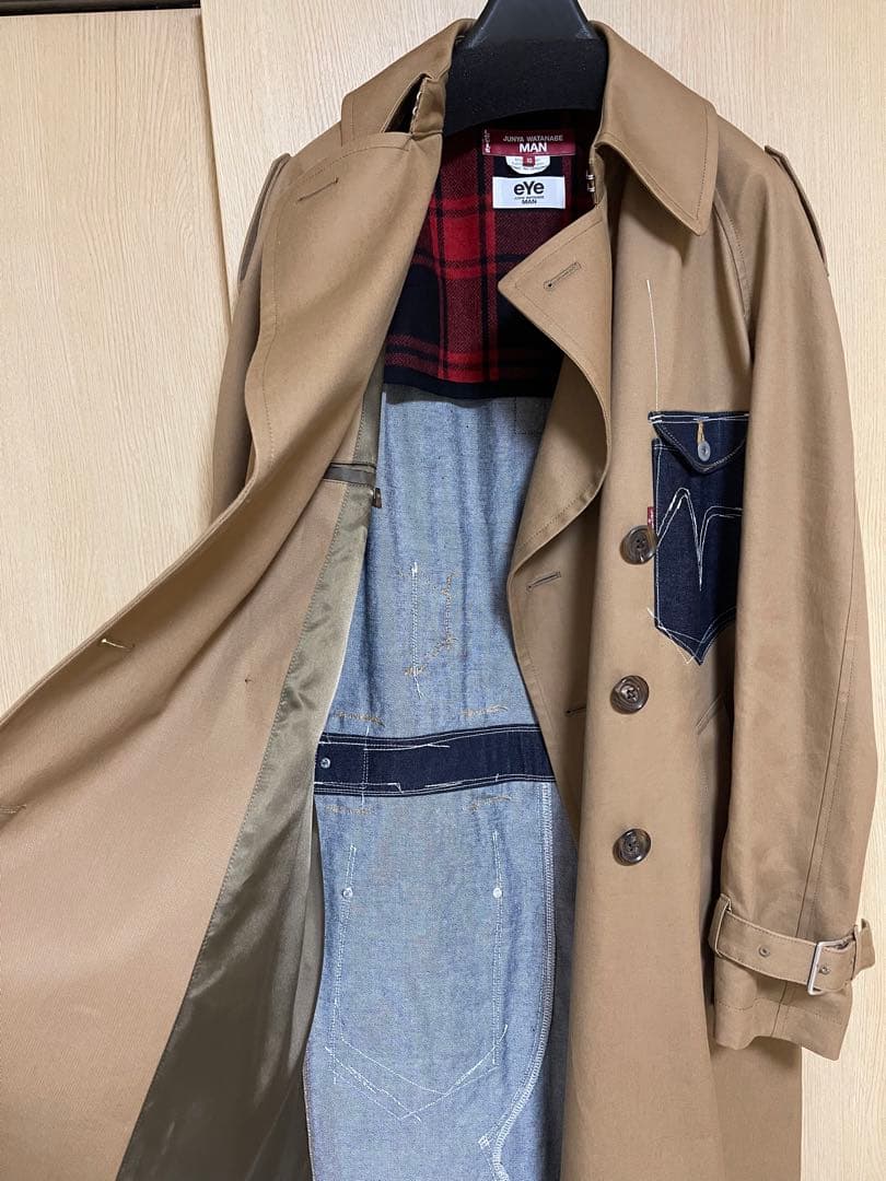 ジュンヤワタナベ　コムデギャルソン　リーバイス　コラボトレンチコート
