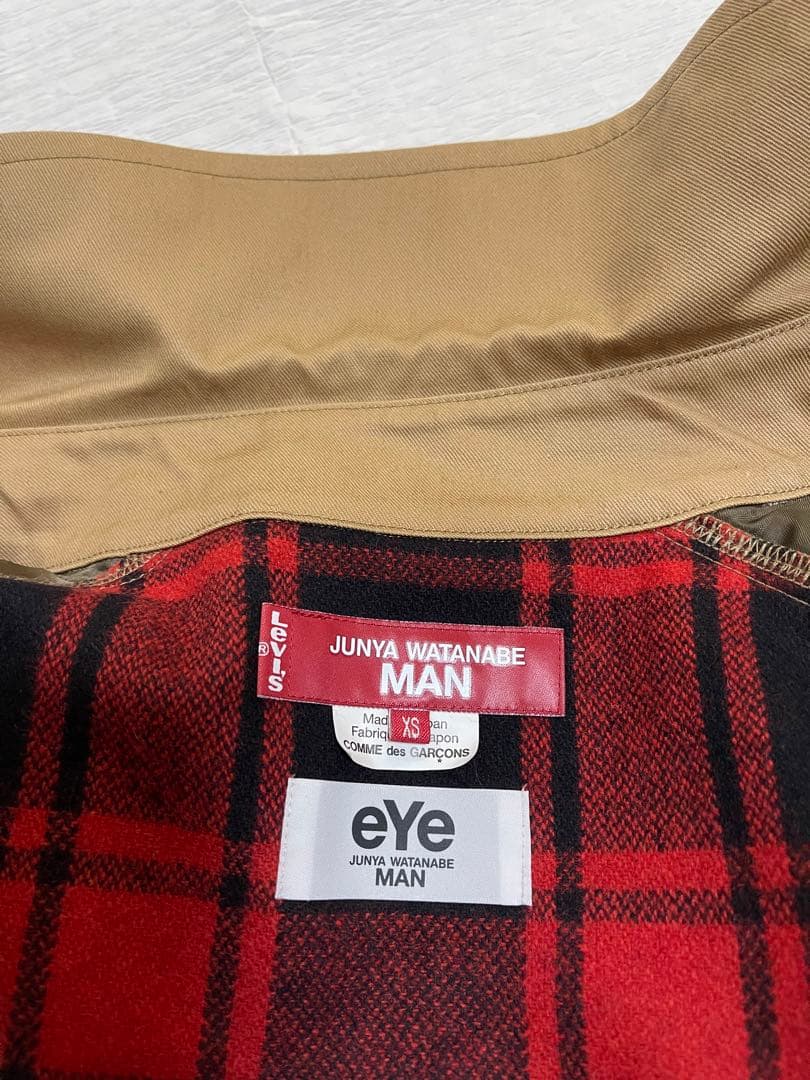 ジュンヤワタナベ　コムデギャルソン　リーバイス　コラボトレンチコート