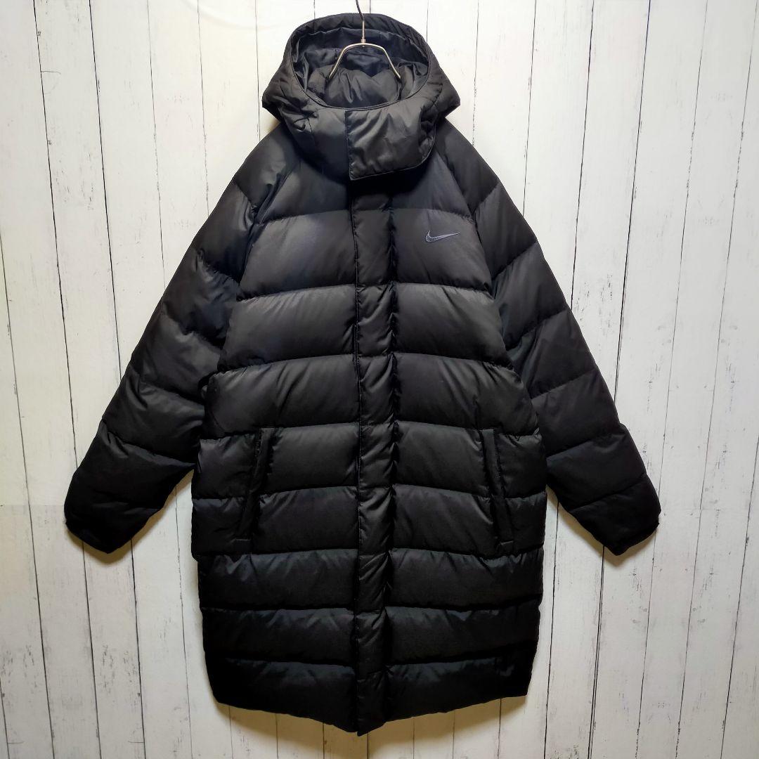 【NIKE】 ダウンベンチコート　フード取り外し可能　E1010