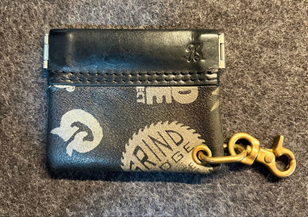 GRINDLODGE×Boab leather works 伊勢丹ブラック財布