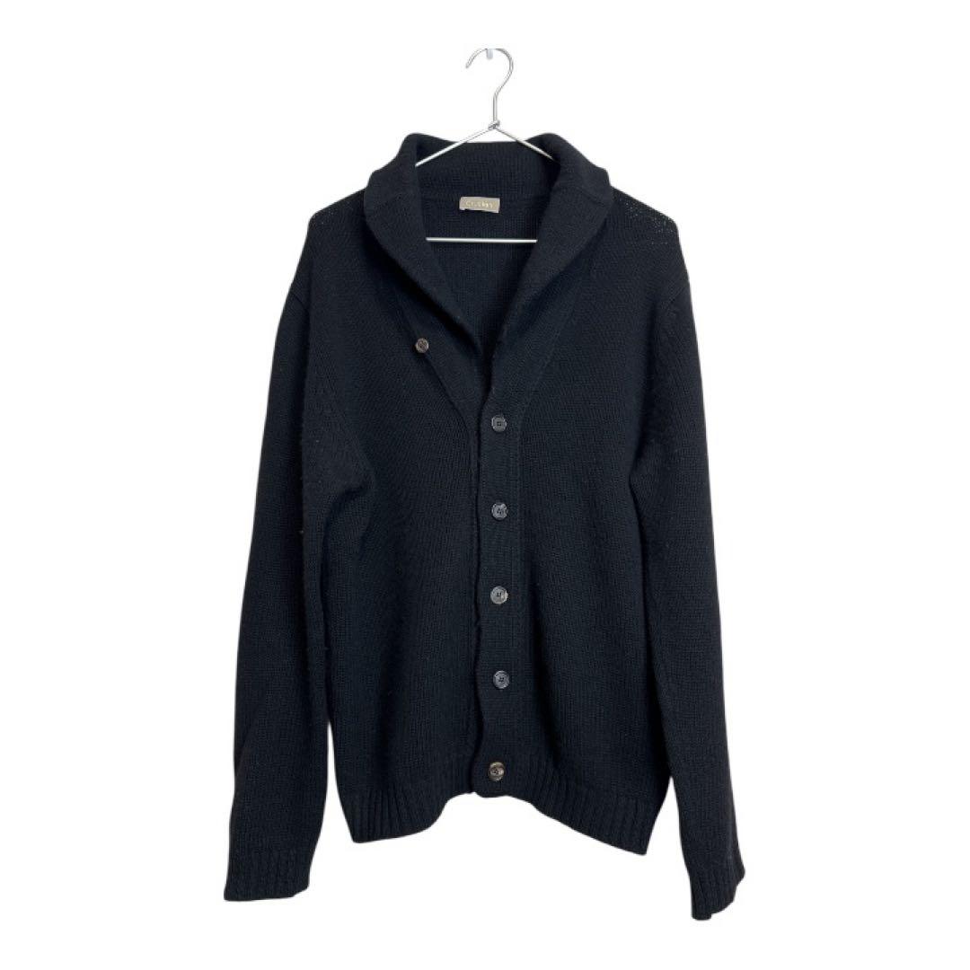 にょにょ　Cruciani ウールニットカーディガン 48 ブラック