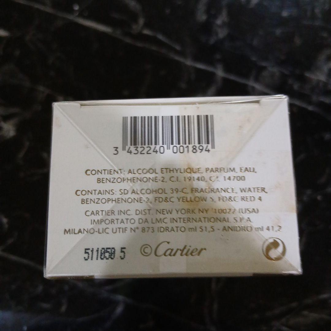 新品、未開封Cartier EAUDE TOILETTE