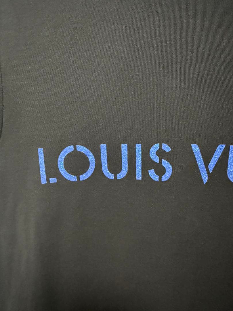 LOUIS VUITTON×fragment ブラック Tシャツ xxs