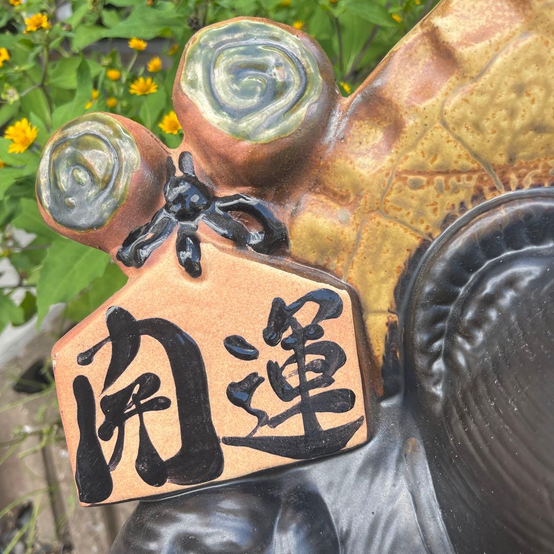 チョー縁起物❗信楽焼開運狸  高さ６５cm