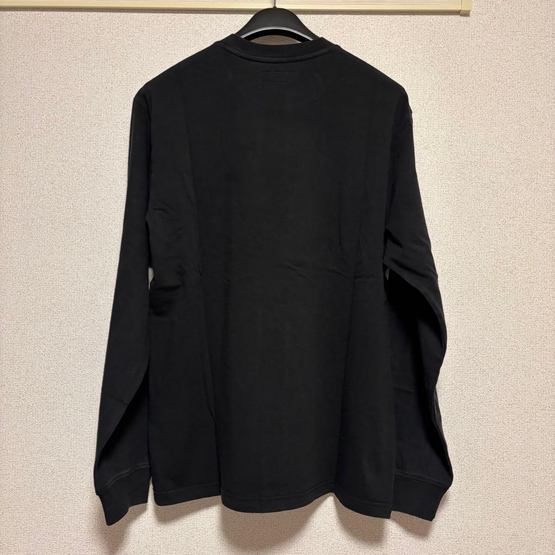 25FW Supreme Small Box L/S Tee 黒S キムタク