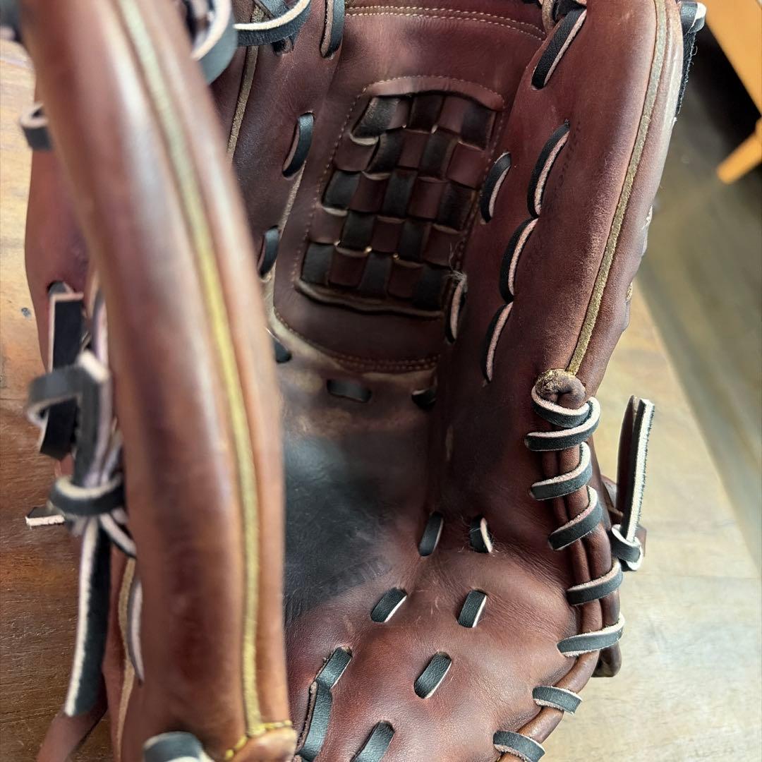 ミズノ 硬式グローブ ブラウン