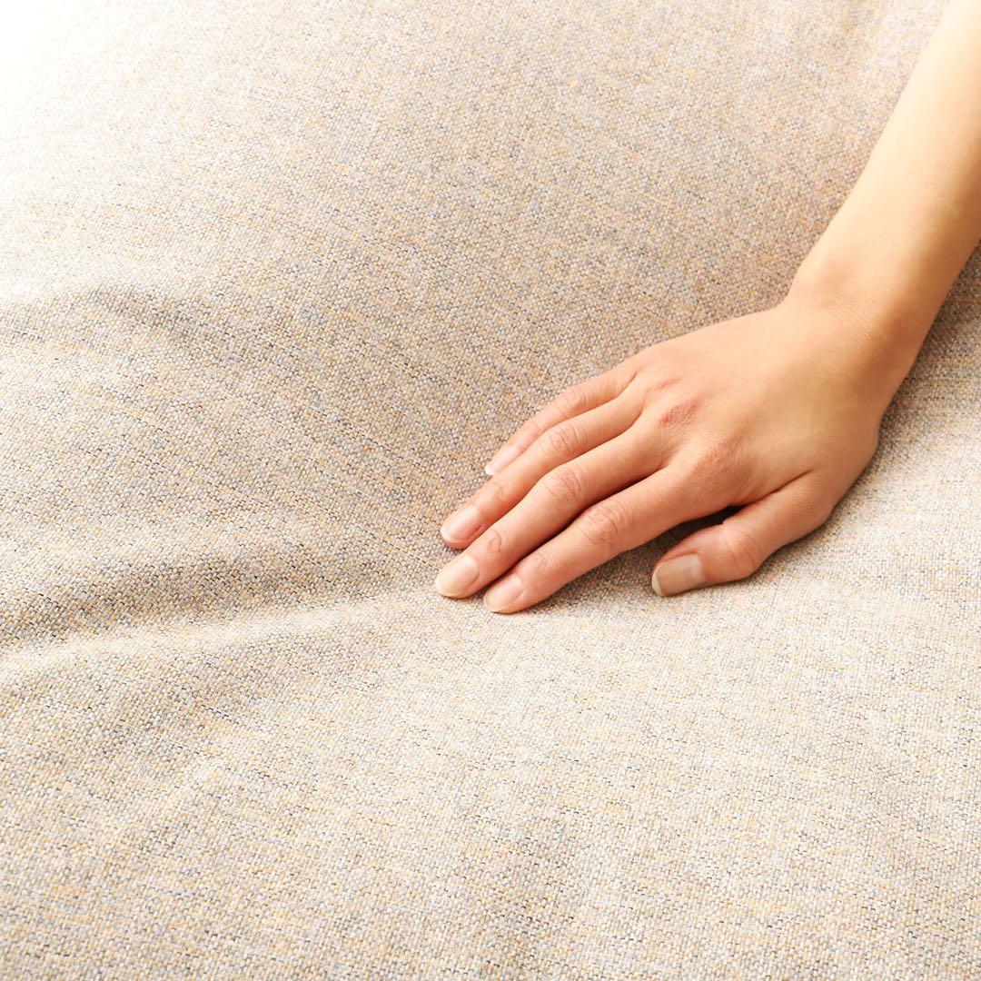 A 新品 オットマン 単品 グリーン ビーズクッション ソファ 足置き 大きい