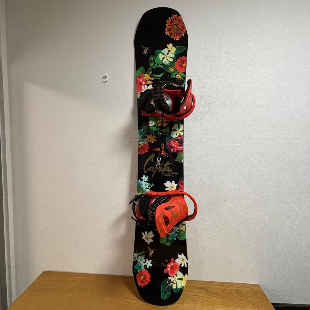 CAPITA ビンディング付　スノーボード レディース 板　142cm FLUX