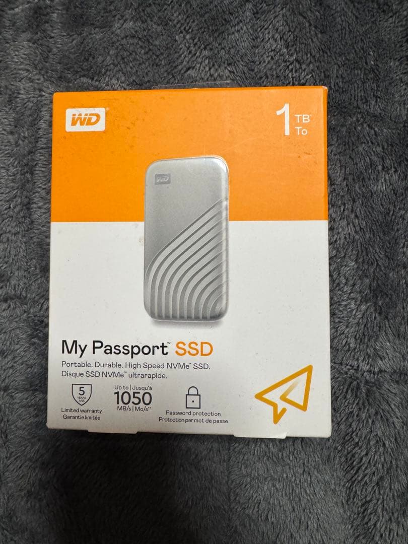 外付けハードディスク・ドライブ WD My Passport SSD 1TB
