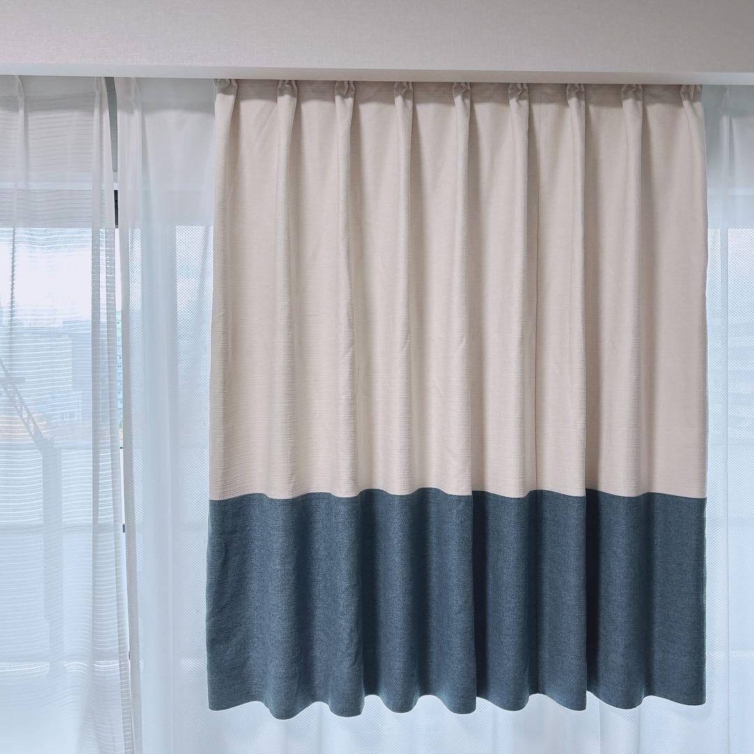 モモナチュラル デュオ カーテン ドレープ