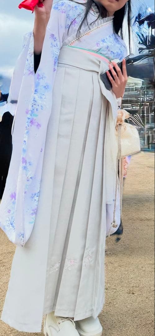 花柄着物ドレス 160 袴