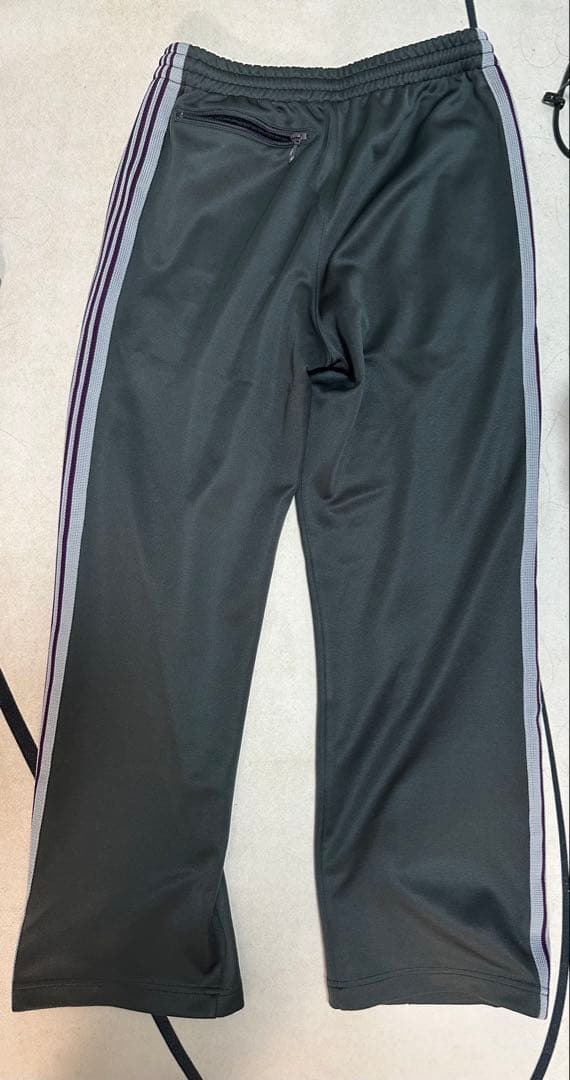 Needles トラックパンツ グレー ストレート